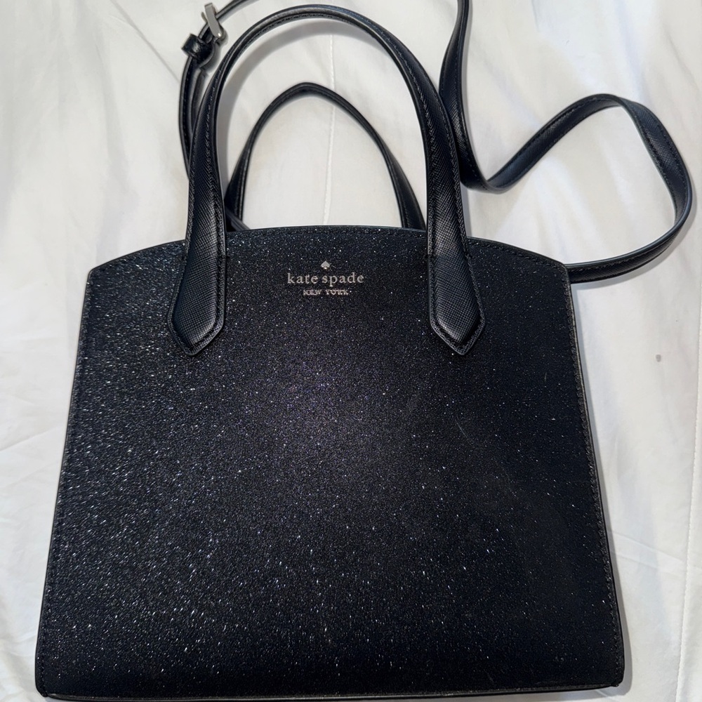 Kate Spade Black Sparkle Satchel